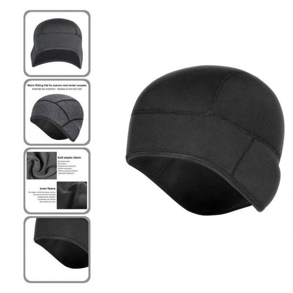 cycling caps & masks waterproof trendy plush outdoor cap elastic hat windproof for skating, Black
cycling caps & masks waterproof trendy plush outdoor cap elastic hat windproof for skating, Black