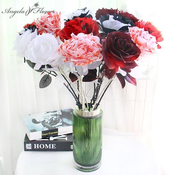decorative flowers & wreaths black white red high simulation silk rose artificial flower home decor pography wedding backdrop layout props d
decorative flowers & wreaths black white red high simulation silk rose artificial flower home decor pography wedding backdrop layout props d