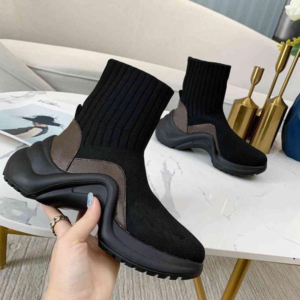 boots wool knitted patchwork women shoes fashion prints height increasing ankle slip on ladies sneaker casual, Black
boots wool knitted patchwork women shoes fashion prints height increasing ankle slip on ladies sneaker casual, Black