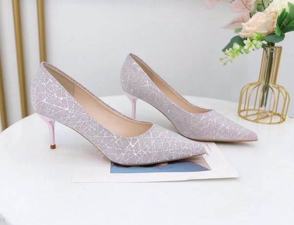 spring and summer stiletto sandals rubber korean version of pointed toe microfiber spot thick-heeled gray high heels 01, Black
spring and summer stiletto sandals rubber korean version of pointed toe microfiber spot thick-heeled gray high heels 01, Black