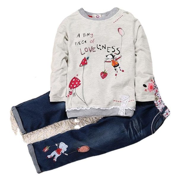 clothing sets children's set kids suit wholesale spring and autumn clothes cute girls floral long-sleeved denim drop, White
clothing sets children's set kids suit wholesale spring and autumn clothes cute girls floral long-sleeved denim drop, White