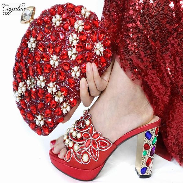 dress shoes fashion nigeria rhinestone woman slipper and bags set summer style high heels purse for party, Black
dress shoes fashion nigeria rhinestone woman slipper and bags set summer style high heels purse for party, Black