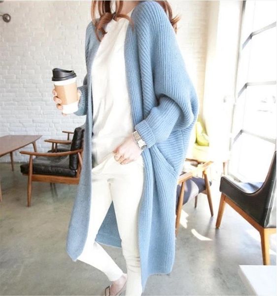 autumn winter batwing sleeve knitwear womens sweater cardigan women large size knitted female elegant jumper coat, White;black
autumn winter batwing sleeve knitwear womens sweater cardigan women large size knitted female elegant jumper coat, White;black