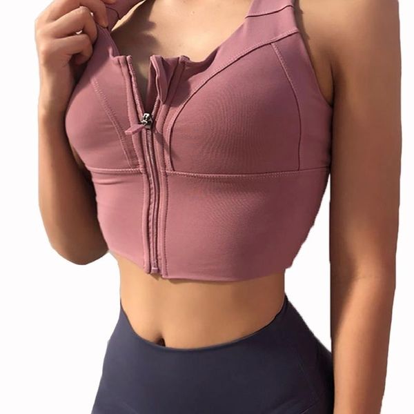 sports yoga bra women's push up brassiere zipper sport crop fitness running active underwear gym sportswear outfit
sports yoga bra women's push up brassiere zipper sport crop fitness running active underwear gym sportswear outfit