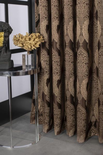 luxury brown damask jacquard curtain panels, 10 colors. length up to 113 '' ( 287 cm) & drapes
luxury brown damask jacquard curtain panels, 10 colors. length up to 113 '' ( 287 cm) & drapes