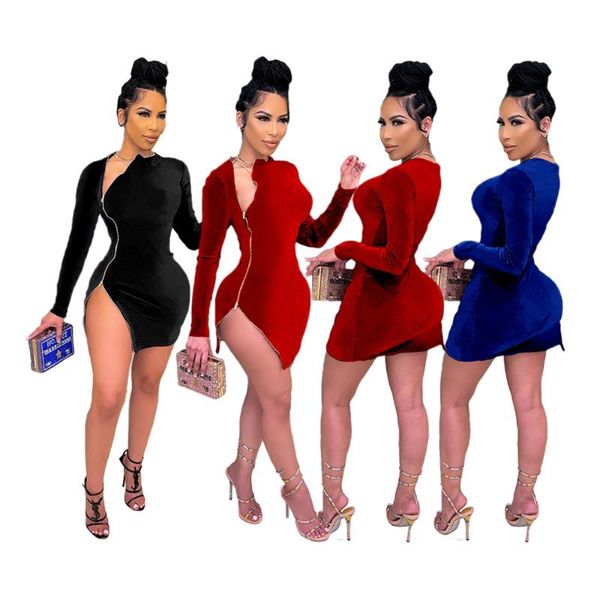 casual dresses casaul women mini dress split out zipper bodycon party night clubwear for outfit, Black;gray
casual dresses casaul women mini dress split out zipper bodycon party night clubwear for outfit, Black;gray