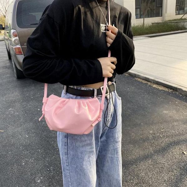 women casual pleated pure color pu cloud hobo bag fashion shoulder zipper mini sling waist bags
women casual pleated pure color pu cloud hobo bag fashion shoulder zipper mini sling waist bags