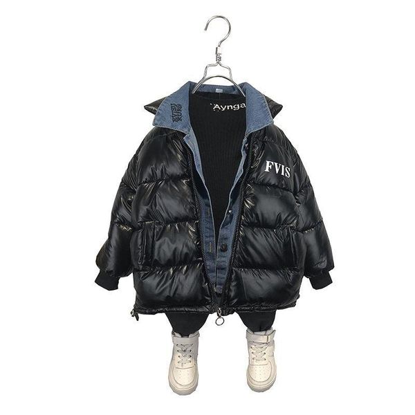 down coat winter children clothing parka jacket teens snowsuit outerwear kids overcoat two collar denim snow wear jackets for boys, Blue;gray
down coat winter children clothing parka jacket teens snowsuit outerwear kids overcoat two collar denim snow wear jackets for boys, Blue;gray