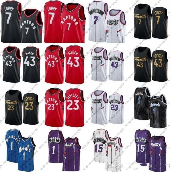 kyle 7 lowry pascal 43 siakam fred 23 vanvleet basketball jersey sitiched tracy 1 mcgrady vince 15 carter retro shirt, Black;red
kyle 7 lowry pascal 43 siakam fred 23 vanvleet basketball jersey sitiched tracy 1 mcgrady vince 15 carter retro shirt, Black;red