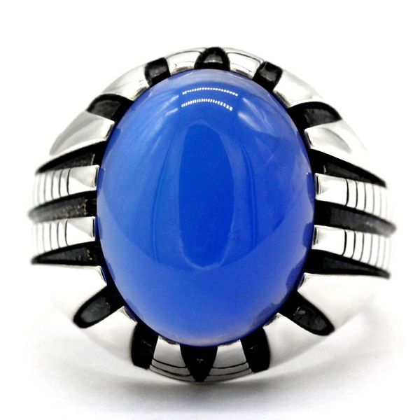 cluster rings 925 sterling silver men ring with blue agate stone punk desgin natural gemstone vintage turkish handmade jewelry gift, Golden;silver
cluster rings 925 sterling silver men ring with blue agate stone punk desgin natural gemstone vintage turkish handmade jewelry gift, Golden;silver