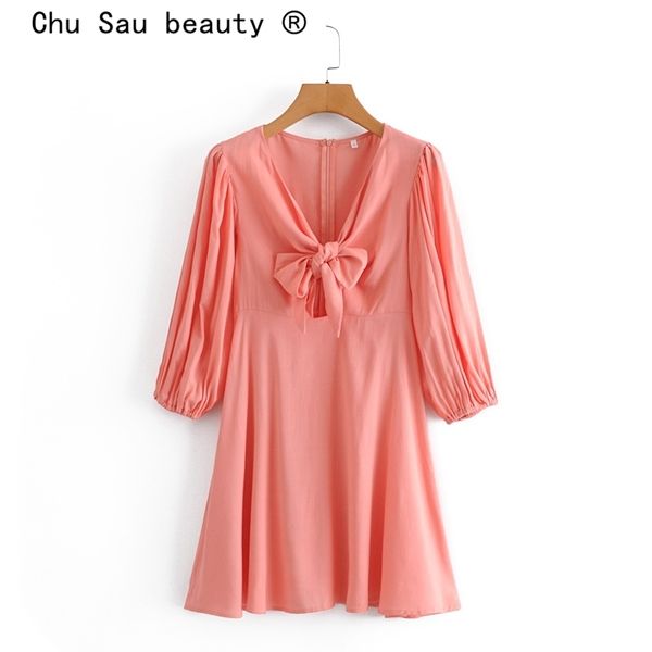 fashion summer casual chic bow mini dress women holiday style deep v-neck loose dresses female vestido de moda 210508, Black;gray
fashion summer casual chic bow mini dress women holiday style deep v-neck loose dresses female vestido de moda 210508, Black;gray
