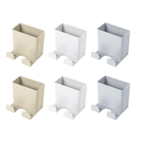 hooks & rails 6pcs wall-mounted storage holders multi-functional wall hanging boxes (assorted color)
hooks & rails 6pcs wall-mounted storage holders multi-functional wall hanging boxes (assorted color)