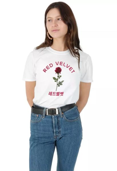 red velvet t-shirt shirt tee fashion kpop reveluv irene yeri joy fandom, White;black
red velvet t-shirt shirt tee fashion kpop reveluv irene yeri joy fandom, White;black