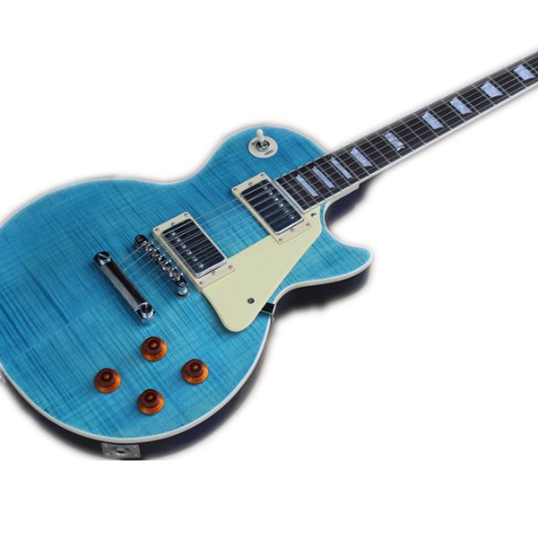 stand blue guitar chrome hardware mahogany body rosewood fretboard with shell inlay hh pickups cream binding flamed maple veneer 120th
stand blue guitar chrome hardware mahogany body rosewood fretboard with shell inlay hh pickups cream binding flamed maple veneer 120th