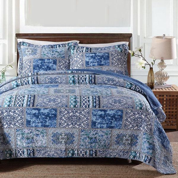 comforters & sets cowboy blue bedspread quilt set 3pcs coverlet quilted cotton quilts aircondition bed cover pillowcase king queen size blan
comforters & sets cowboy blue bedspread quilt set 3pcs coverlet quilted cotton quilts aircondition bed cover pillowcase king queen size blan