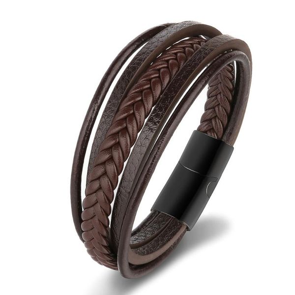 charm bracelets european and american retro cowhide rope hand woven leather stainless steel titanium men's bracelet, Golden;silver
charm bracelets european and american retro cowhide rope hand woven leather stainless steel titanium men's bracelet, Golden;silver