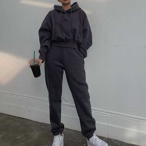 running sets winter hooded sweatshirt long pants suit tracksuit women two pieces set outfits sports hoodies pullover sweatpants, Black;blue
running sets winter hooded sweatshirt long pants suit tracksuit women two pieces set outfits sports hoodies pullover sweatpants, Black;blue