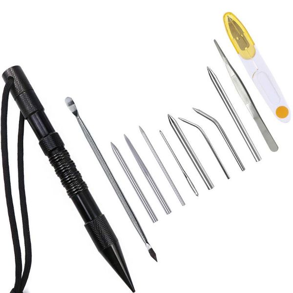 outdoor gadgets 12pcs parachute cord needles aluminum knitting lacing and smoothing stitching tool bracelet diy craft supplies
outdoor gadgets 12pcs parachute cord needles aluminum knitting lacing and smoothing stitching tool bracelet diy craft supplies