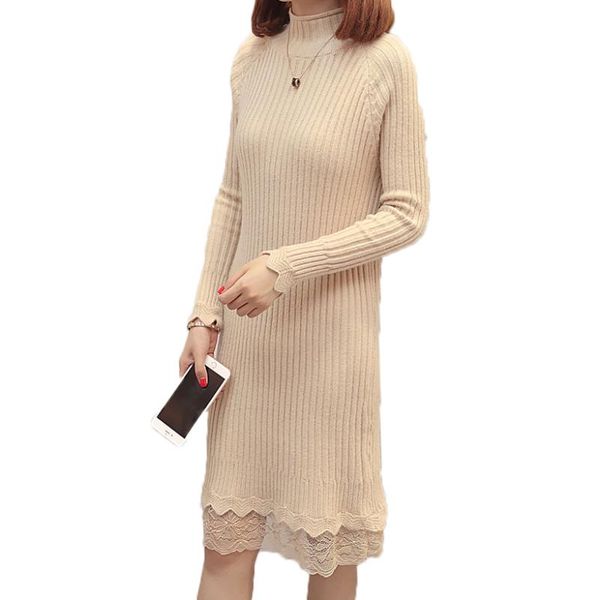 casual dresses autumn winter large size women knitted dress sweet petal sleeve fake two pieces sweater hollow out female j786, Black;gray
casual dresses autumn winter large size women knitted dress sweet petal sleeve fake two pieces sweater hollow out female j786, Black;gray