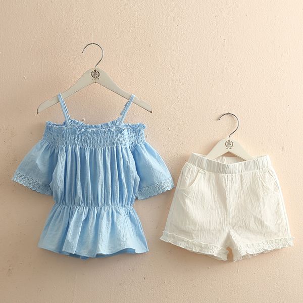 2021 fashion 3 4 6 8 10 11 12 years cotton lace off shoulder strap t-shirt+shorts 2 pcs baby kids girls summer new clothing sets, White;black
2021 fashion 3 4 6 8 10 11 12 years cotton lace off shoulder strap t-shirt+shorts 2 pcs baby kids girls summer new clothing sets, White;black