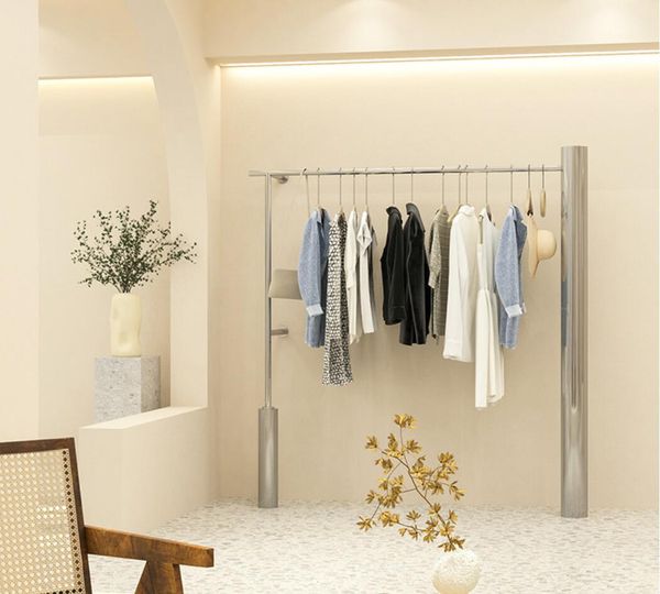stainless steel wire drawing display racks commercial furniture on the wall clothing store wall mounted special clothes hanging rack for boy
stainless steel wire drawing display racks commercial furniture on the wall clothing store wall mounted special clothes hanging rack for boy