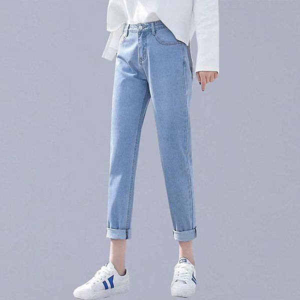 boyfriend jeans for women autumn fashion korean style high waist casual denim pants female pencil p120 women's, Blue
boyfriend jeans for women autumn fashion korean style high waist casual denim pants female pencil p120 women's, Blue