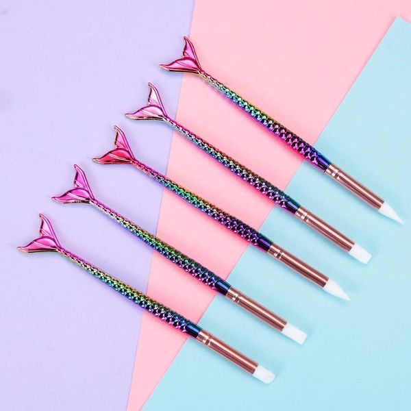 nail brushes silicone head tools 3d carving diy glitter rhinestone handle art brush pen mermaid, Yellow
nail brushes silicone head tools 3d carving diy glitter rhinestone handle art brush pen mermaid, Yellow