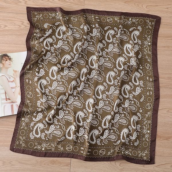 bckq spring and summercashew printed simulation square cravat scarfsimulation square towel silk scarf versatile ties national style sun pro, Black;gray
bckq spring and summercashew printed simulation square cravat scarfsimulation square towel silk scarf versatile ties national style sun pro, Black;gray