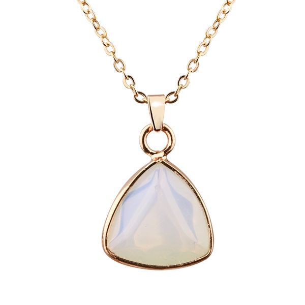 triangle opal copper package edge pendant necklace fashion necklace women jewelry, Silver
triangle opal copper package edge pendant necklace fashion necklace women jewelry, Silver