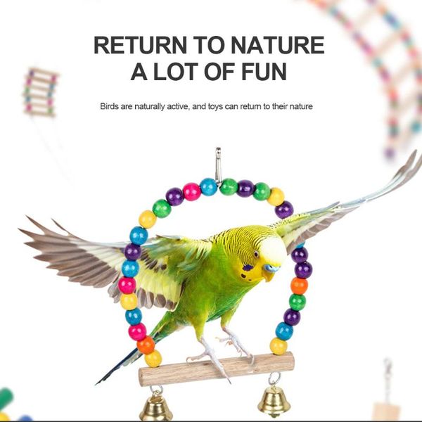 other bird supplies parrot toy swing toys climbing ladder wooden colorful multiple patterns grinding claw stick standing rod cage accessorie
other bird supplies parrot toy swing toys climbing ladder wooden colorful multiple patterns grinding claw stick standing rod cage accessorie