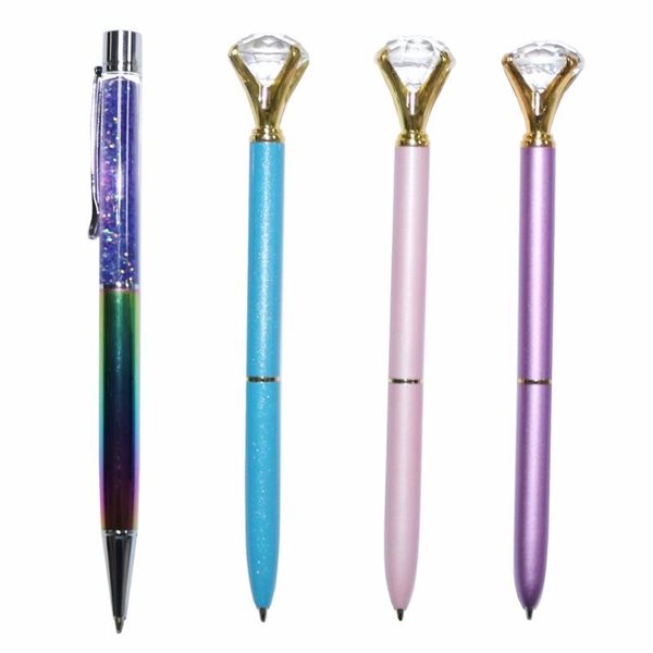 ballpoint pens 4pcs / set 0.7mm diamond pen gradient metal crystal -selling creative novel student supplies, Blue;orange
ballpoint pens 4pcs / set 0.7mm diamond pen gradient metal crystal -selling creative novel student supplies, Blue;orange