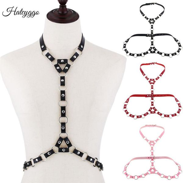 belts hatcyggo women shoulder harness slim punk leather gothic black suspenders belt female ring buckle body bondage strap, Black;brown
belts hatcyggo women shoulder harness slim punk leather gothic black suspenders belt female ring buckle body bondage strap, Black;brown