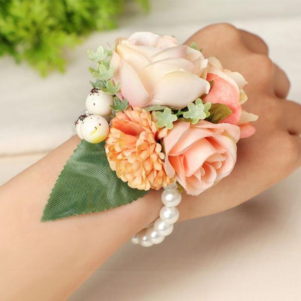 decorative flowers & wreaths handmade rose bride wrist flower artificial bridesmaid sister group simulation bracelet wedding supplies
decorative flowers & wreaths handmade rose bride wrist flower artificial bridesmaid sister group simulation bracelet wedding supplies