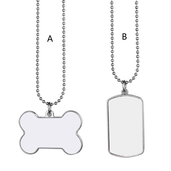 chains pet identification tag keychain blanks diy heat transfer keychains blank for sublimation keyrings decorations making, Silver
chains pet identification tag keychain blanks diy heat transfer keychains blank for sublimation keyrings decorations making, Silver
