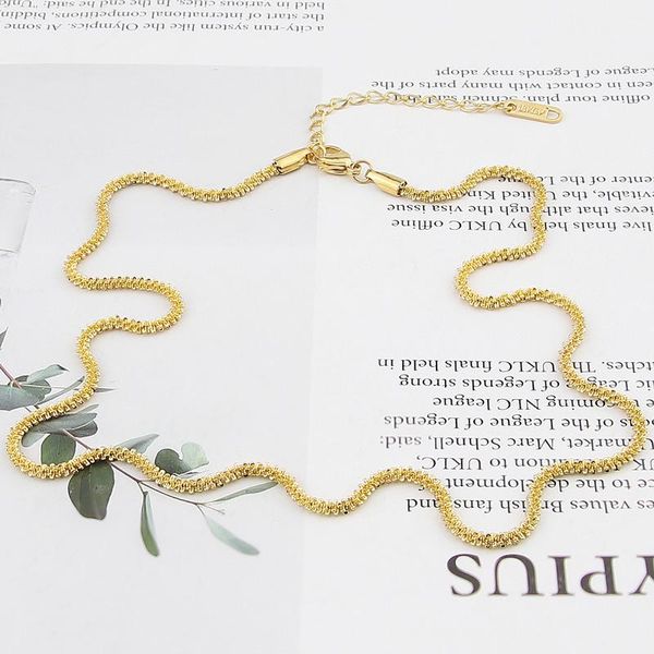 chains party gift simple jewelry corn chain necklace stainless steel woman wholesale, Silver
chains party gift simple jewelry corn chain necklace stainless steel woman wholesale, Silver