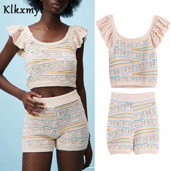 klkxmyt za 2 pieces sets women summer fashion jacquard mesh cloth knitted sweater vest +shorts streetwear 210527, White
klkxmyt za 2 pieces sets women summer fashion jacquard mesh cloth knitted sweater vest +shorts streetwear 210527, White