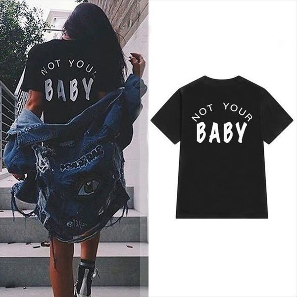 not your baby back mens t shirt men print casual funny for lady yong girl tee tumblr ins drop, White;black
not your baby back mens t shirt men print casual funny for lady yong girl tee tumblr ins drop, White;black