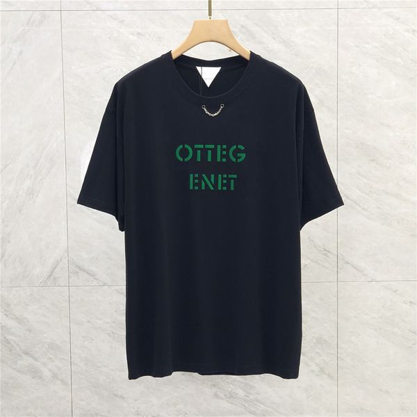 2022 spring summer europe italy iron chain tee cotton t shirt men women fashion cotton tshirt, White;black
2022 spring summer europe italy iron chain tee cotton t shirt men women fashion cotton tshirt, White;black