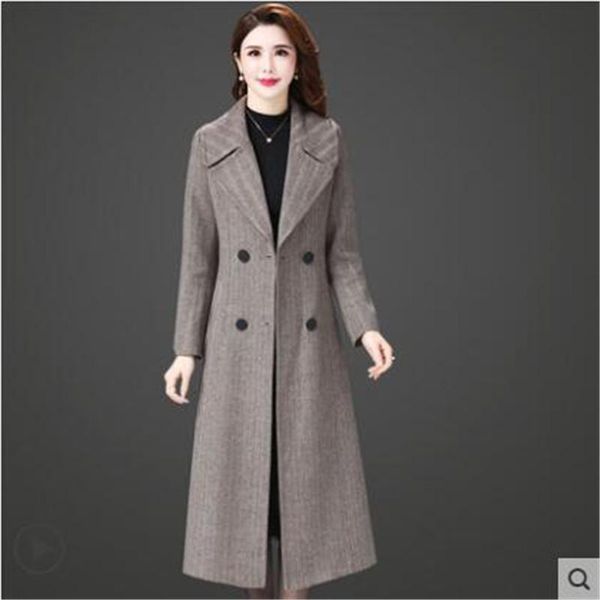 women's wool & blends luxury coats women designers woolen coat elegant womens blazer clud wear ladies long cashmere high-grade fabric k, Black
women's wool & blends luxury coats women designers woolen coat elegant womens blazer clud wear ladies long cashmere high-grade fabric k, Black