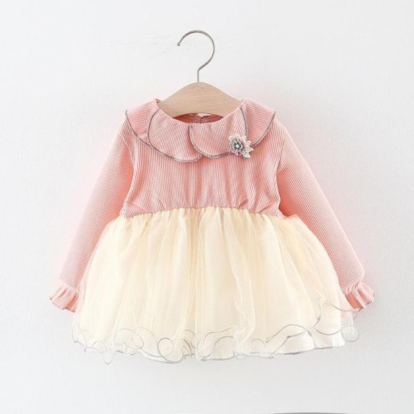 girl's dresses autumn infant girls long sleeve lapel collar flower princess party pleated mesh tutu baby kids cute dress vestidos, Red;yellow
girl's dresses autumn infant girls long sleeve lapel collar flower princess party pleated mesh tutu baby kids cute dress vestidos, Red;yellow