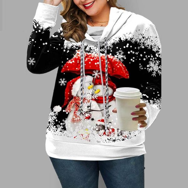 plus size t-shirt women hoodies 2021 autumn winter long sleeve christmas party sweatshirts hoodie ladies snowman print oversized, Black
plus size t-shirt women hoodies 2021 autumn winter long sleeve christmas party sweatshirts hoodie ladies snowman print oversized, Black