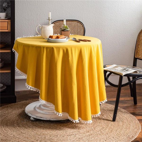 table cloth round tablecloth japan washed cotton red dust cover with little ball side for wedding party dining room decor home textile
table cloth round tablecloth japan washed cotton red dust cover with little ball side for wedding party dining room decor home textile