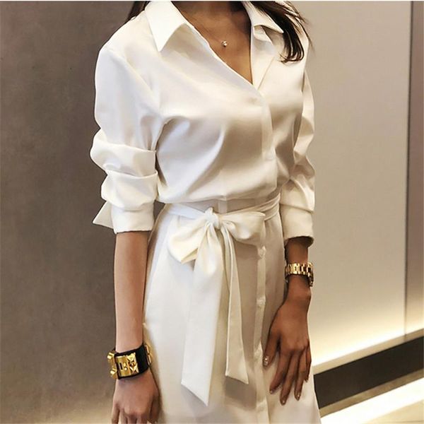 casual dresses 2021 summer white shirts high split dress for women long sleeve belted slim waist office ladies, Black;gray
casual dresses 2021 summer white shirts high split dress for women long sleeve belted slim waist office ladies, Black;gray