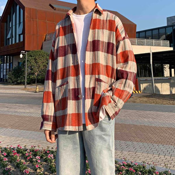 men's casual shirts lattice printing hawaiian male long sleeve leisure student loose coat french cuff mens fashion 1ufu, White;black
men's casual shirts lattice printing hawaiian male long sleeve leisure student loose coat french cuff mens fashion 1ufu, White;black