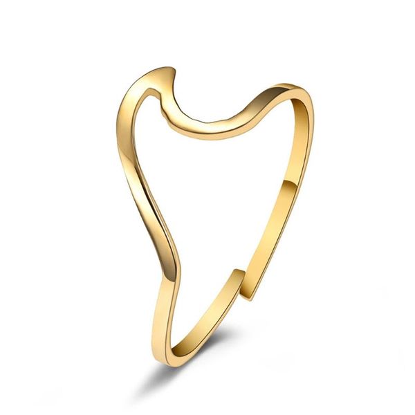 wedding rings korean style rose gold color wave cool stuff adjustable for women stainless steel cloud elegant boho geometric jewelry, Slivery;golden
wedding rings korean style rose gold color wave cool stuff adjustable for women stainless steel cloud elegant boho geometric jewelry, Slivery;golden