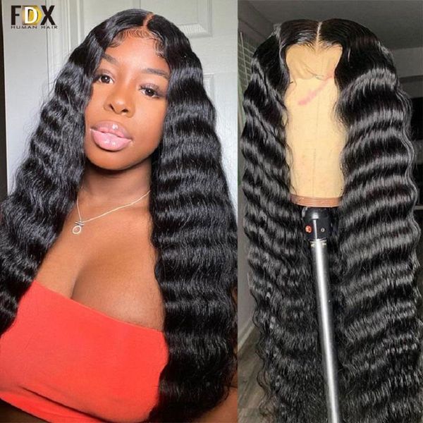 32inch loose deep wave wig 13x6 hd lace frontal brazilian human hair wigs for women 180% remy 4x4 5x5, Black;brown
32inch loose deep wave wig 13x6 hd lace frontal brazilian human hair wigs for women 180% remy 4x4 5x5, Black;brown