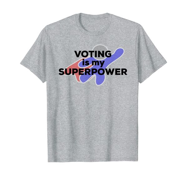 voting is my superpower t-shirt, White;black
voting is my superpower t-shirt, White;black