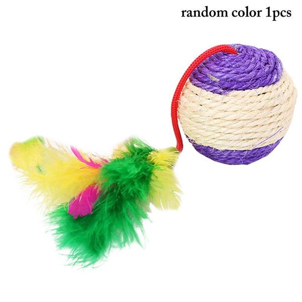 interactive cat toy ball creative playing chew scratch with faux feather kitten training toys pet cats supplies
interactive cat toy ball creative playing chew scratch with faux feather kitten training toys pet cats supplies