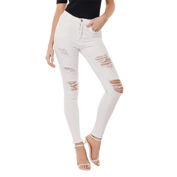 women's jeans kalenmos est women denim skinny pants white fashion hole mid waist stretch slim pencil ladies casual, Blue
women's jeans kalenmos est women denim skinny pants white fashion hole mid waist stretch slim pencil ladies casual, Blue