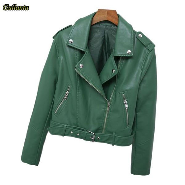 women's leather & faux pu jacket women spring short outerwear turn-down collar zipper slim basic coat female motorcycle bomber jackets, Black
women's leather & faux pu jacket women spring short outerwear turn-down collar zipper slim basic coat female motorcycle bomber jackets, Black
